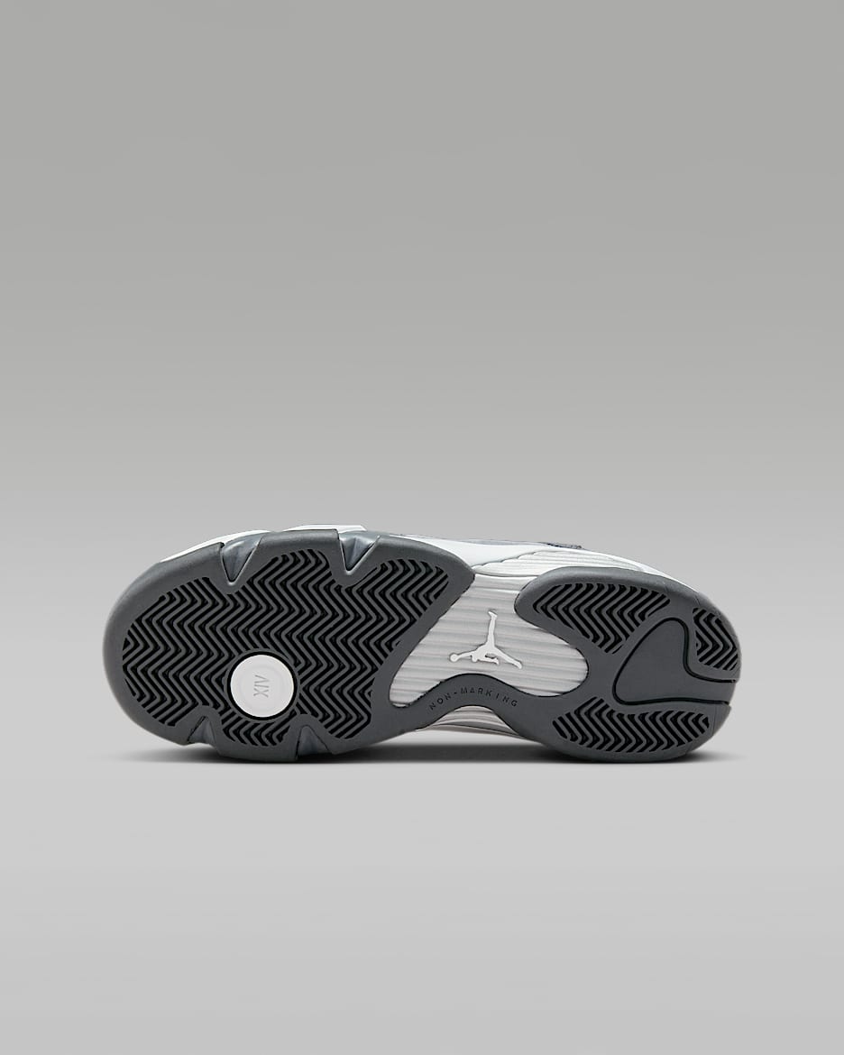 Air Jordan 14 Retro Flint Grey Big Kids Shoes. Nike